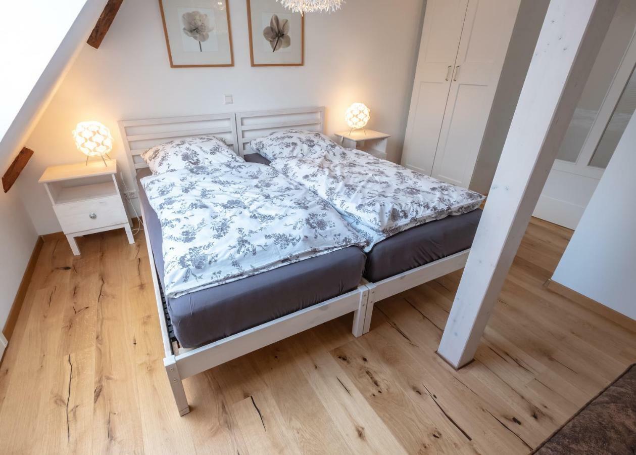 Ferienloft In Der Blauen Scheune Binzen Exteriör bild